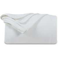 Housse de couette gaze de coton écrue 240x260 cm