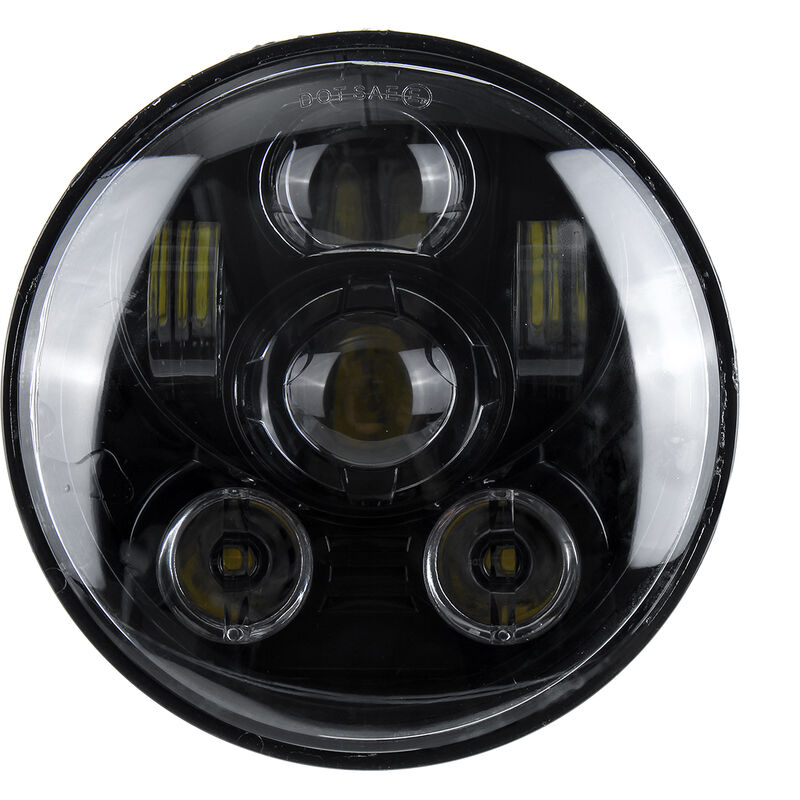 Motorrad 5.75" LED Scheinwerfer Projector Hi-Lo Beam 80W 12V