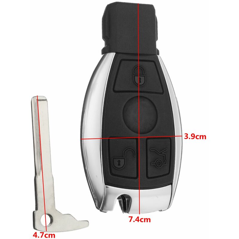 3-Tasten-Gehäuse Shell Protector Cover Remote Key Pr Benz Manta