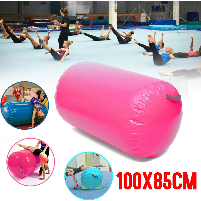 100x85cm Air Track Tumbling Rolle Yoga Gymnastics Mat Aufblasbar Luftmatratze 1X 