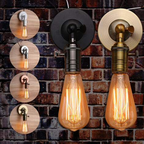 1 X E27 Modern Edison Vintage Retro Deckenlampe Wandleuchte Lampenhalter Buchse 
