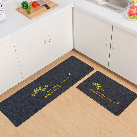 Küche Teppich rutschfest Unterlage Kurzflor Fußmatte Teppichläufer 