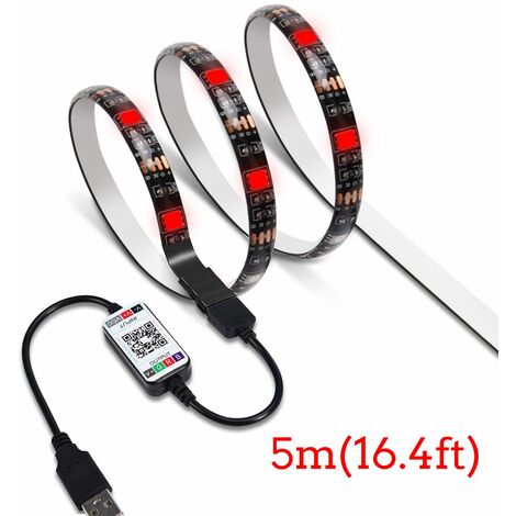 USB COB LED Streifen Stripe Licht DC 5V Band Leiste Leuchte Lichterkette  1m-5m