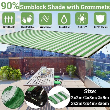 8Pin Anti-UV-Sonnenblende Netz Garten Gartenauto Sonnenschutz
