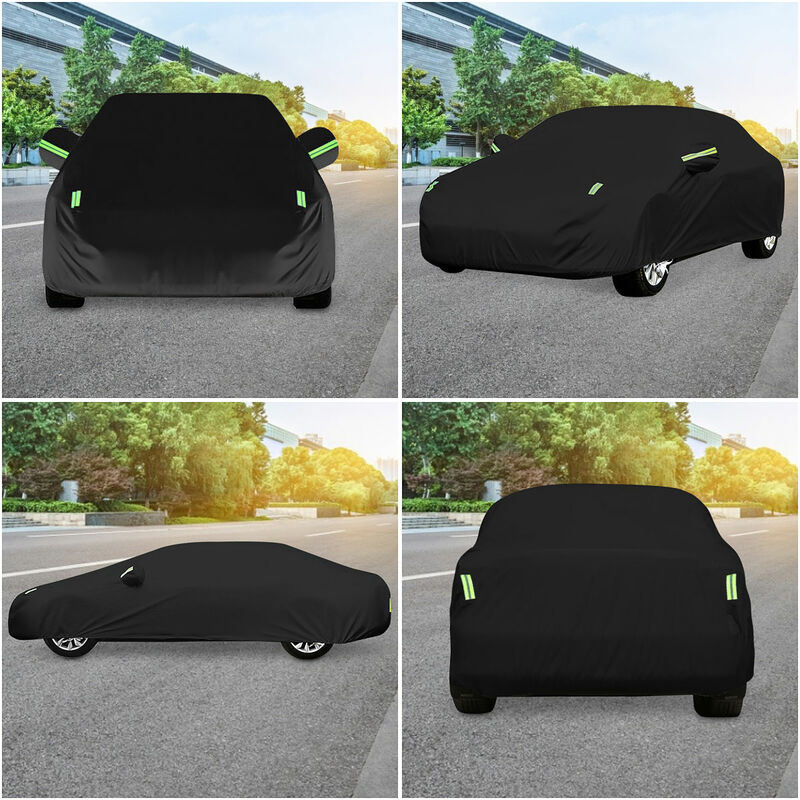 LangRay Folding Waterproof Car Windshield Cover with Magnetic Frost Proof  Sunshade Protection Front Windshield for Car SUV Anti UV Rain and Snow  190cm 123 150cm
