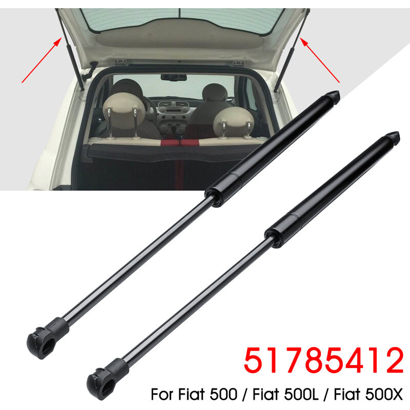 Fiat 500 outlet boot struts