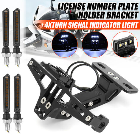 Motorcycle license plate deals brackets