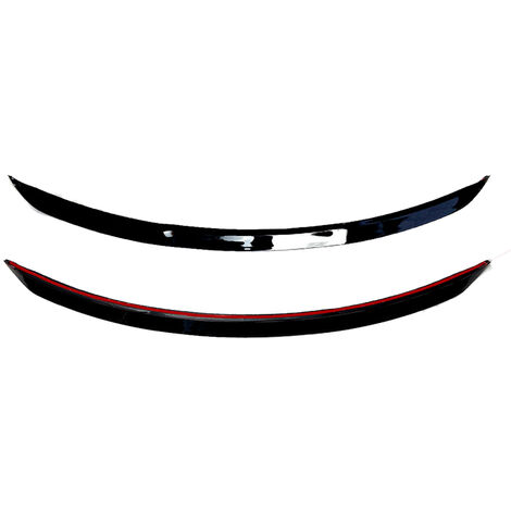 Glossy Rear Trunk Painted Air Splitter Spoiler For Mercedes Benz A