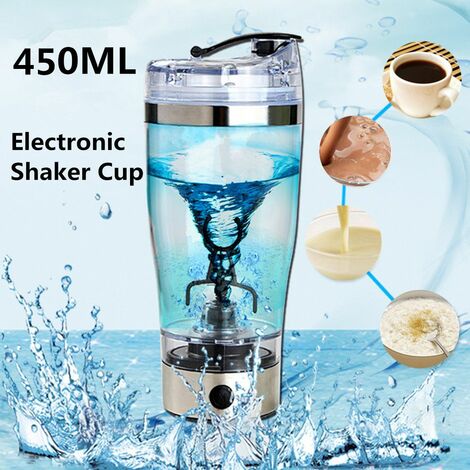380ML Portable Electric Protein Shaker Bottle Mixer Coffee Milk