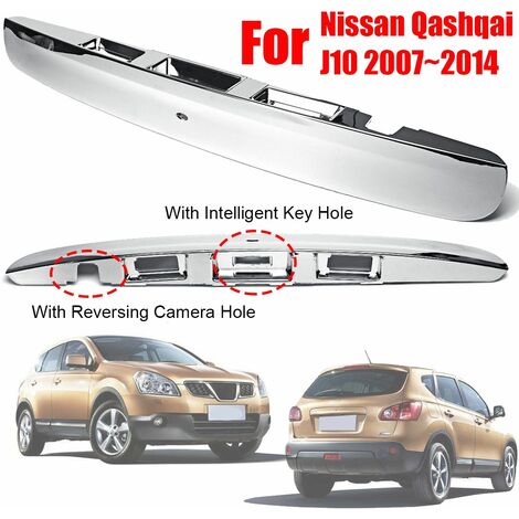 Chrome Rear Trunk Lid Handle For Nissan Qashqai J10 07 14 With Ikey And Washed