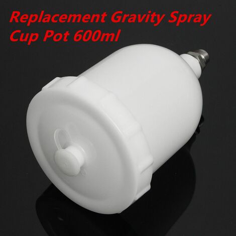 600ML Paint Sprayer Bucket Pot Cup Pr Devilbiss GTI / TEKNA Pro Pri FLG