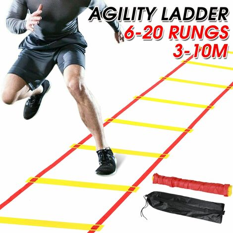 4M Speed Agility Ladder Athlete Fitness Training Soccer Sports Footwork Practise 
