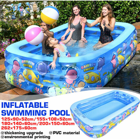 60” Details about   Summer Outdoor Water Toys Splash Pad Sprinkler Inflatable Baby Wading Pool 