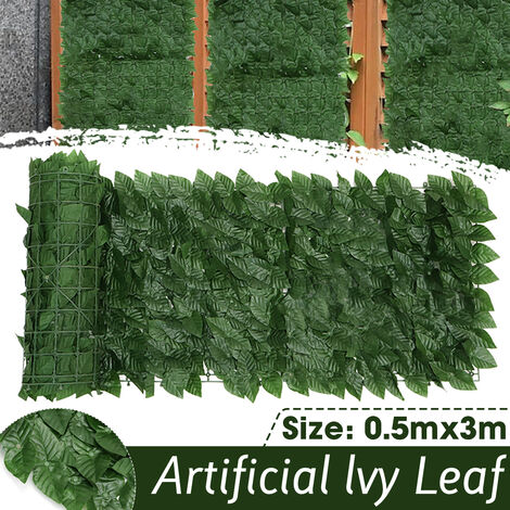 M/L Expanding Trellis Fence Retractable Fence Artificial Garden Plant Fence Expandable Fence Privacy Screen UV Protected Privacy Screen Faux Ivy Fencing Panel for Backyard Home Decor Greenery Elegant 