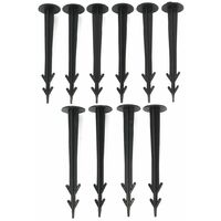 4.7 inch Ground Fasteners Heavy Dowels Anchor Cover Weed Control Membrane Fleece WASHED
