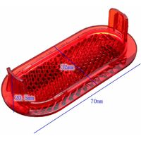 Door Sign Warning Light Reflector For VW Beetle Caddy Polo Touran