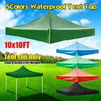 10 x 10 feet above replacement canopy for patio gazebo Oxford roof gazebo Umbrella cover (light green, 10 x 10 feet)