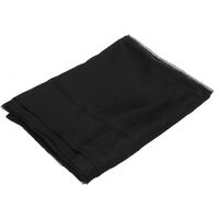 1PC Top Voile Net Panels Voiles Window Curtains for Bedroom Living Room (black,1 panel 137x140cm)