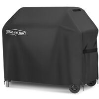 Heavy Duty BBQ Grill Cover Gas Barbecue Outdoor Waterproof UV Protection BLACK
