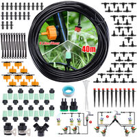 40M 147pcs Micro Drip Irrigation Watering Automatic Garden Plant Greenhouse System