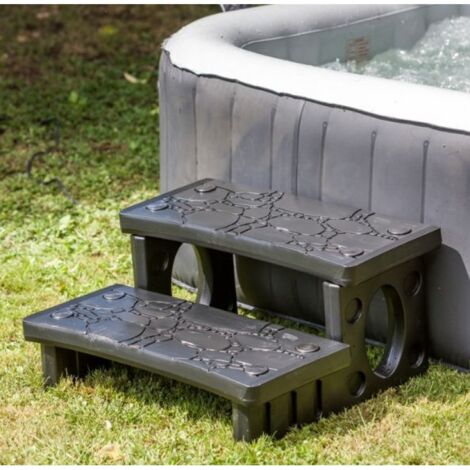 Scaletta 2 gradini Gre per accesso in Spa (1/8)