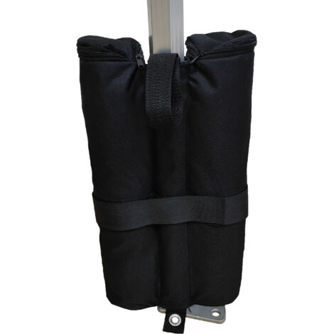 Gewicht Pavillon Sandsäcke Fußbeschwerer 4er Set schwarz für KLEOPATRA Sandsäcke (1/2)