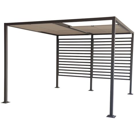 Gartenpavillon Amun 3x4m antrazit