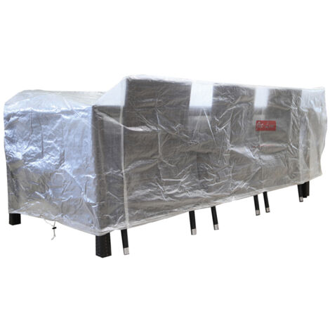 Abdeckplane Palermo 320 x 130 x 80 cm transparent