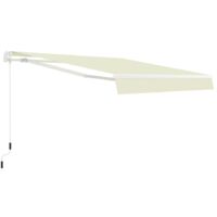 Markise Gelenkarmmarkise 3.95x2.5m Sunconnect beige UV-Schutz wasserbeständig Terrasse Garten Balkon