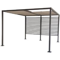 Gartenpavillon Amun 3x4m antrazit