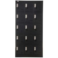Aktenschrank BUDAPEST Spind dunkelgrau