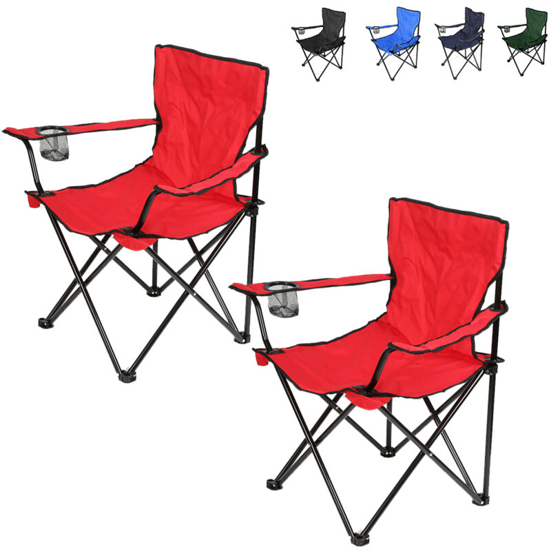 2 Chaises De Plage Miniatures En Bois Pliantes - Rayures Rouge/bleue, échelle 1/12, Pour Maison De Poupée Ou Déco
