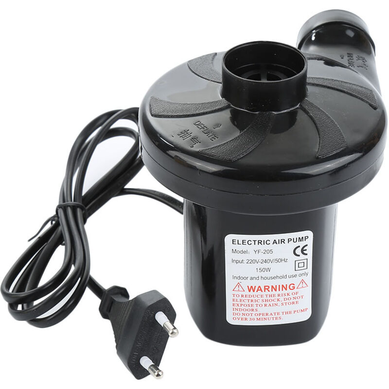 Gonfleur Électrique Rechargeable OBEST - Pompe à Air 6 Buses, 4 Modes Éclairage, Pour Matelas Gonflable, Pataugeoire Et Anneaux