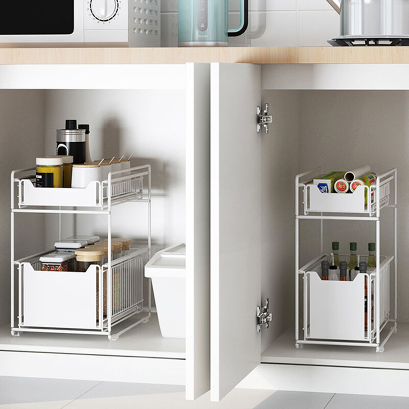 DESKORGA Tiroir Coulissant Sous Bureau - Fixation Sans Percage - Organisateur De Bureau Spacieux Pour Rangement Pratique