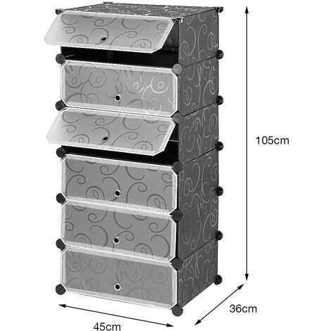 Etagères de rangement multi-usage plastique