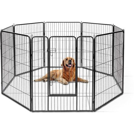 Parc à Chiots, enclos pour chiens et autres animaux, 8 panneaux 76x61,  modulable