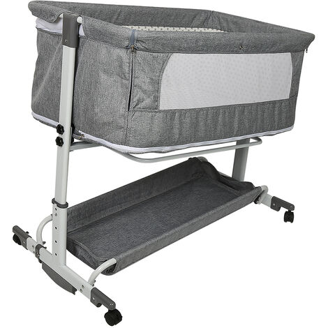 Lit De Camp Pliant Léger En Aluminium 6x2 Pieds - Gris - Pour Camping Ou Intérieur