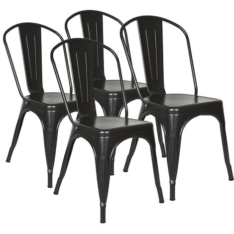 bois Vadim Lot de 4 chaises de salle à manger au design rétro blanc blanc patio moderne pour salon chaises de salle à manger avec pieds en bois massif cuisine montées en seulement 4 étapes