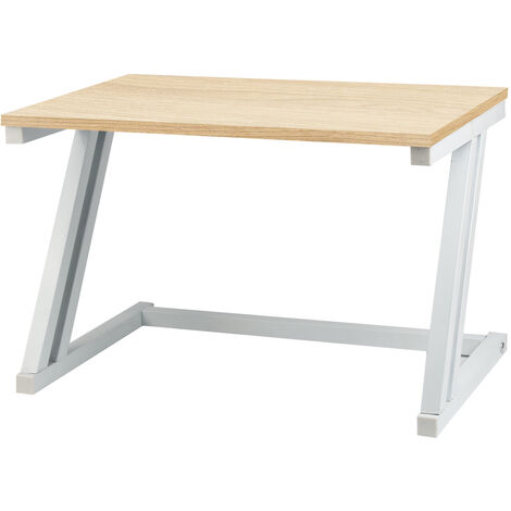 Skecten – Support étagère pour micro-ondes à 2 niveaux – Acier carbone et panneau de particules – Dimensions 57x38x38cm – Organisateur de cuisine