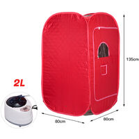 Sauna Portable Personnel - Cabine De Sauna à Vapeur Pliable - Perte De Poids Et Détente - Télécommande