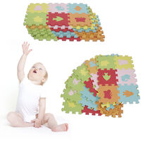 Tapis Puzzle Doux Mousse Jeu Bébé Enfant Éducatif Jouet 36 Animaux