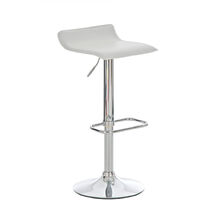 Lot de 2 Tabourets de Bar Pivotant et Réglable en Hauteur 55cm-75cm Chaise de Bar Blanc