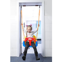 3 En 1 Siege Bebe Balancoire Enfant Avec Dossier Evolutive Ceinture Securite Charge Max 0kg