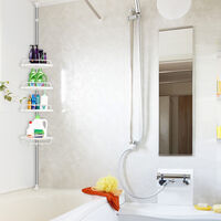 Étagère de douche à suspendre 3 niveaux amovible WENKO, 996354, Salle de  bains et WC