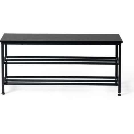 Étagère à Chaussures Pliable En Bambou - 5 Niveaux Pour 10 Paires - Dimensions 25x25x86 Cm - Rangement Entrée Ou Dressing - 10