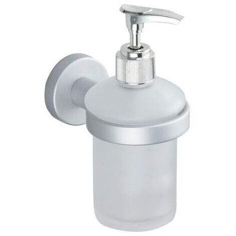 Dispensador de jabón de aluminio LUGANO Transparente MSV (1/2)