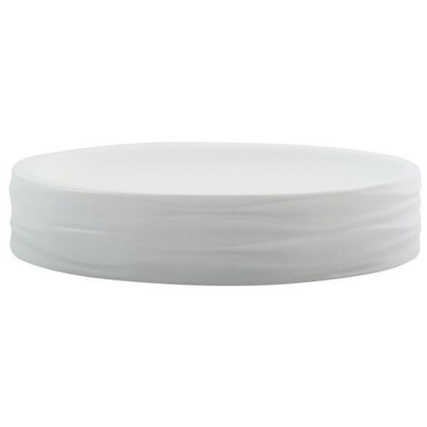 Jabonera de Poliresina HOUSTON Blanco MSV