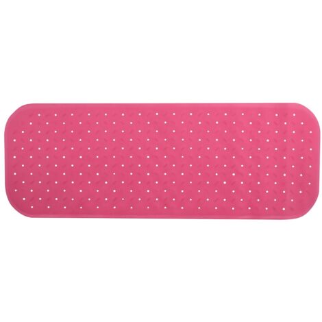 Alfombra de bañera antideslizante caucho reciclable CLASS 36x97cm Fucsia MSV