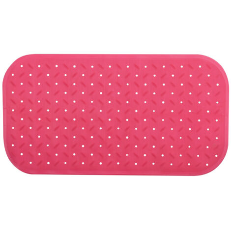 Alfombra de bañera antideslizante caucho reciclable CLASS 36x76cm Rosa Fucsia MSV