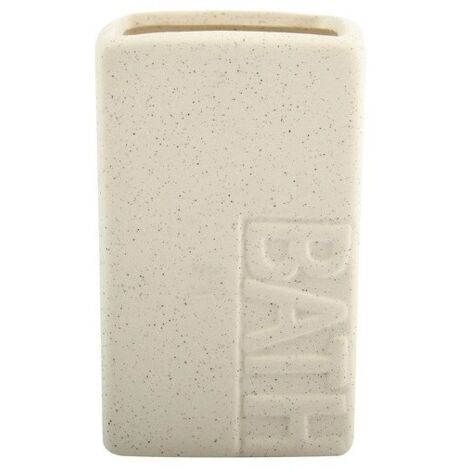 Vaso KOH TAO Cerámica Blanca MSV (1/3)